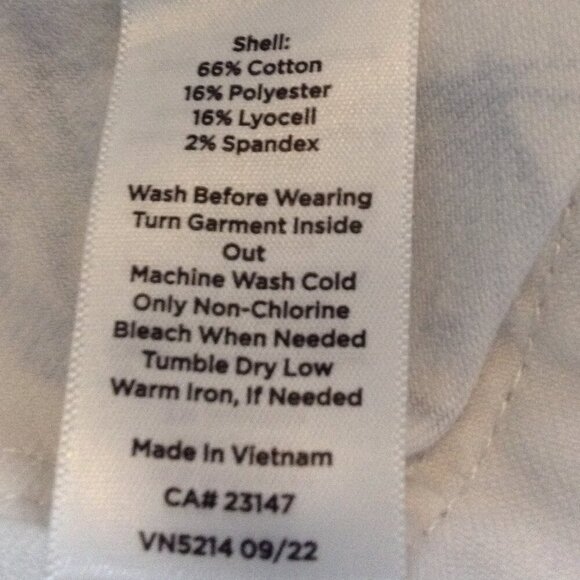 Talbots Printed 4P Slim Ankle Jean, Floral/Butterflies, Classic, Preppy, Boho. - Picture 5 of 6